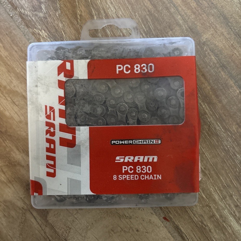 Used‎ SRAM PC-870 8 Speed Chain Silver Powerlink Master Road Mountain Bicycle
